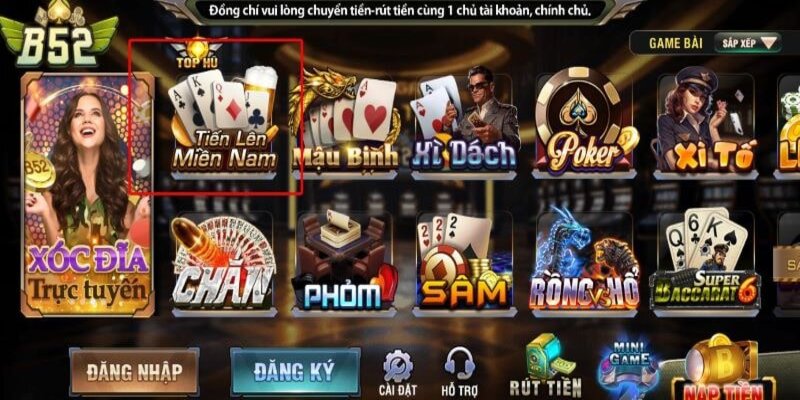 Top game hot đang được mọi hội viên ưa chuộng tại B52