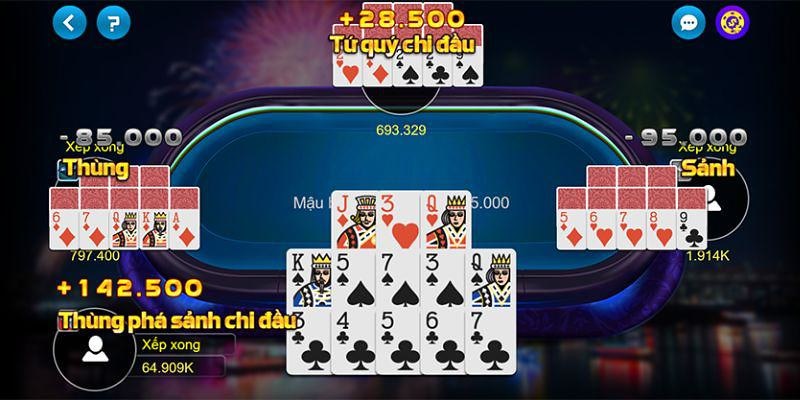 Hướng dẫn chi tiết luật chơi game bài mậu binh